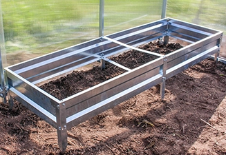 Грядка оцинкованная 1,9 на 0,67 метра высотой 20см