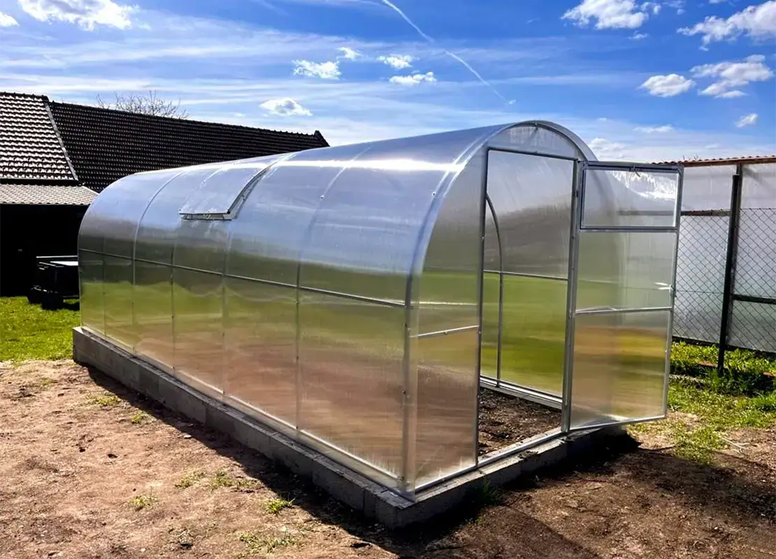 Теплица Сибирская Мини 25х20 шириной 2 метра