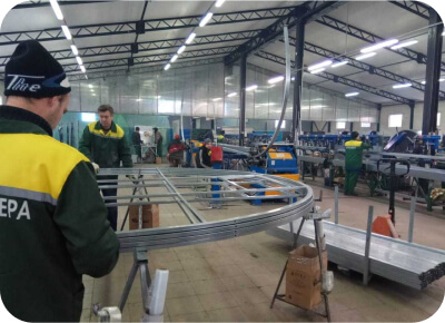 производство теплиц на заводе